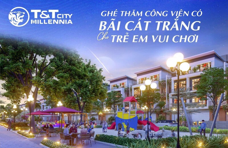 Công viên bãi cát trắng dánh cho trẻ em tại T&T Millennia City